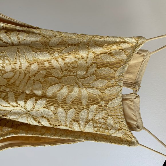 Keepsake Yellow Midi Dress - Picture 6 of 7